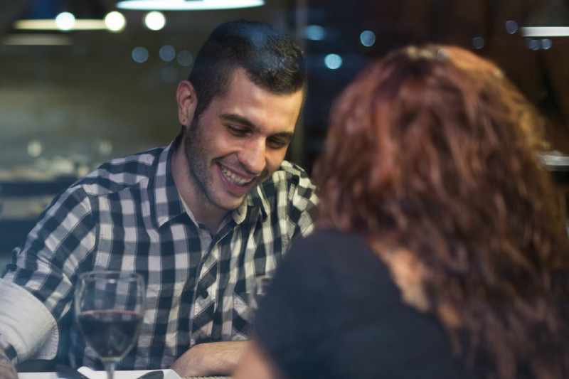 Happy Speed Dating Couple Meeting In Orlando